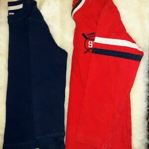 boys school clothes size 5 6 OshKosh Kids long sleeve t shirt hooded bundle lot